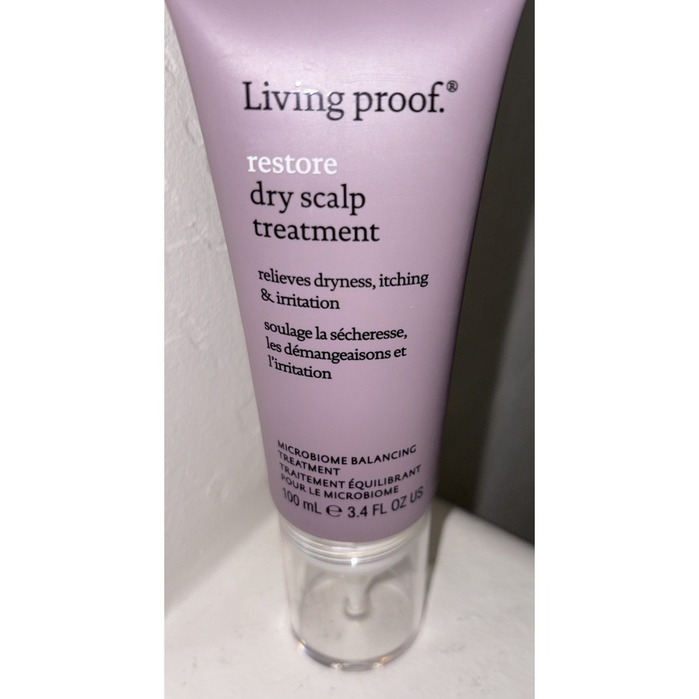 Living Proof Restore Dry Itching‎ Scalp Treatment Microbiome Balancing 3.4 oz.